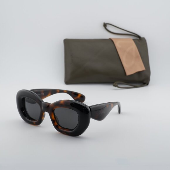 Loewe LW40117I 52A Cat Eye Sunglasses – Dark Havana Black/Grey main image 6